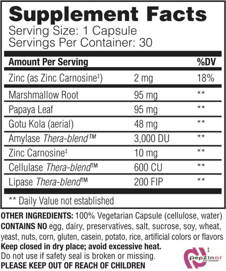 Acid Soothe™ capsules Enzymedica - Premium Vitamins & Supplements from Enzymedica - Just $10.99! Shop now at Nutrigeek