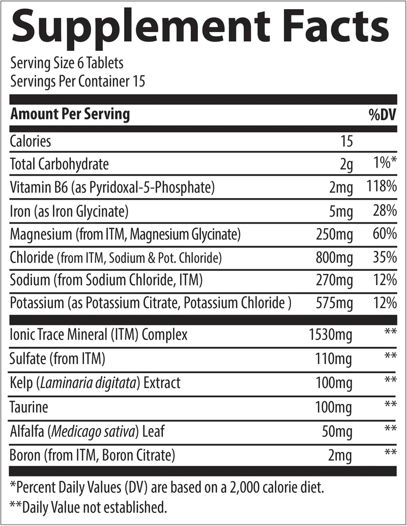 Electrolyte Stamina Tablets Trace Minerals Research - Premium Vitamins & Supplements from Trace Minerals Research - Just $19! Shop now at Nutrigeek