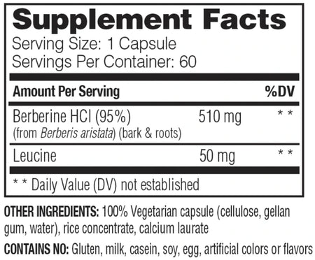 Berberine capsules Enzymedica - Premium Vitamins & Supplements from Enzymedica - Just $28.49! Shop now at Nutrigeek