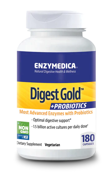 Digest Gold™ +PROBIOTICS capsules Enzymedica - Premium Vitamins & Supplements from Enzymedica - Just $36.99! Shop now at Nutrigeek