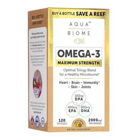 Aqua Biome™ Fish Oil Maximum Strength softgels Enzymedica - Premium Vitamins & Supplements from Enzymedica - Just $36.49! Shop now at Nutrigeek