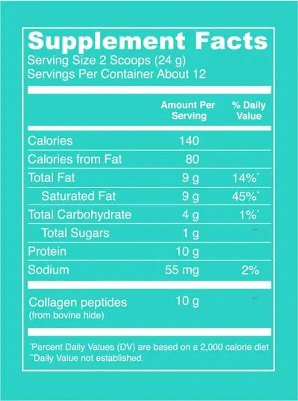 Collagen Creamer 12 Servings Vital Proteins - Nutrigeek