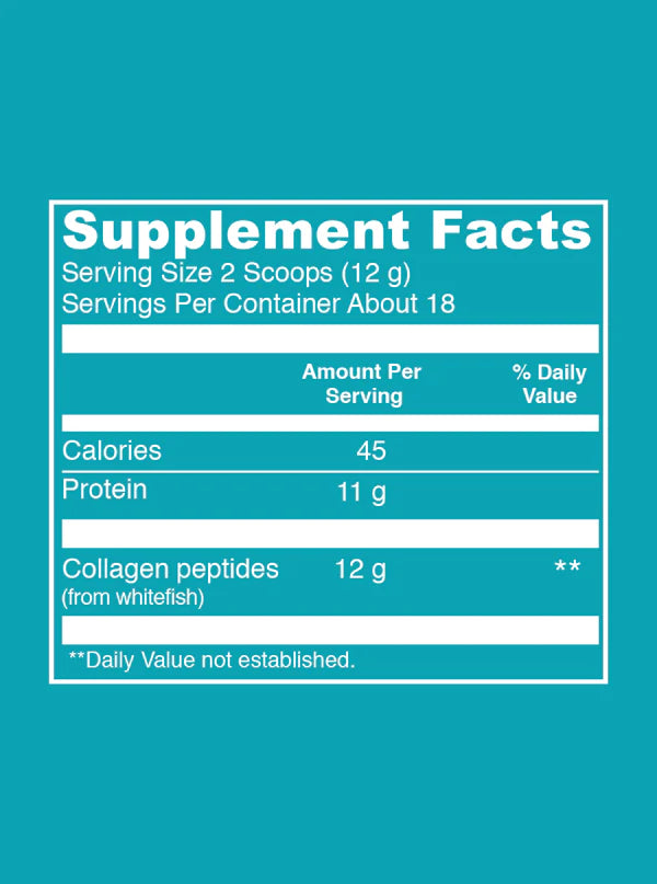 Marine Collagen 7.8 OZ (221g) 18 Servings Vital Proteins - Nutrigeek