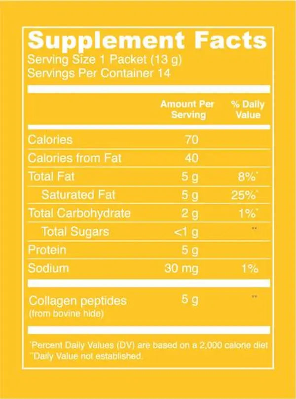 Collagen Creamer Vanilla 6.4 OZ (182g) 14 Servings Vital Proteins - Nutrigeek