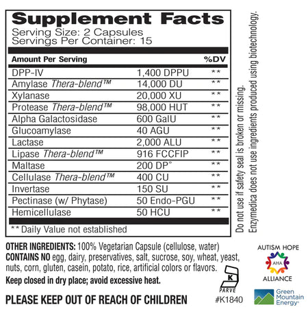 Digest Spectrum™ capsules Enzymedica - Premium Vitamins & Supplements from Enzymedica - Just $18.49! Shop now at Nutrigeek