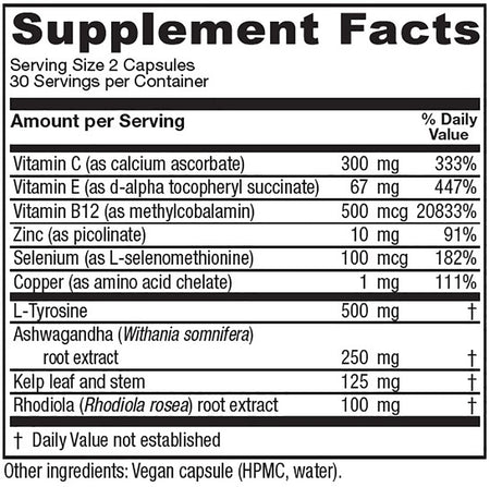 ThyroFem™ 60 capsules Vitanica - Nutrigeek