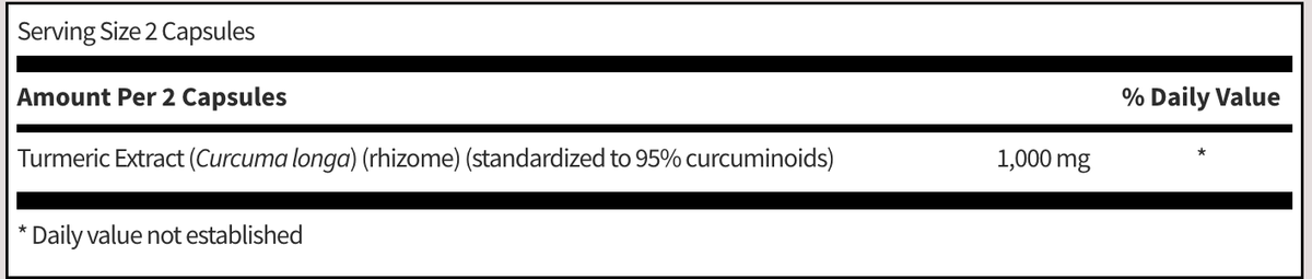 Turmeric Extract 500mg 120 capsules Klaire Labs - Premium Vitamins & Supplements from Klair Labs - Just $68.22! Shop now at Nutrigeek