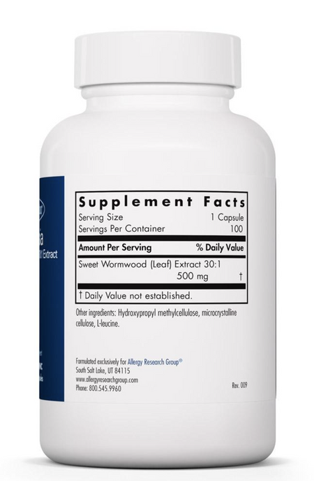 Artemisia 100 capsules Allergy Research Group - Premium Vitamins & Supplements from Allergy Research Group - Just $38.99! Shop now at Nutrigeek