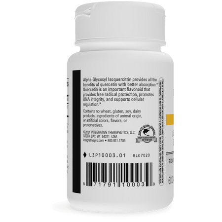 Alpha-Glycosyl Isoquercitrin 60 capsules Integrative Therapeutics - Premium  from Integrative Therapeutics - Just $30.00! Shop now at Nutrigeek