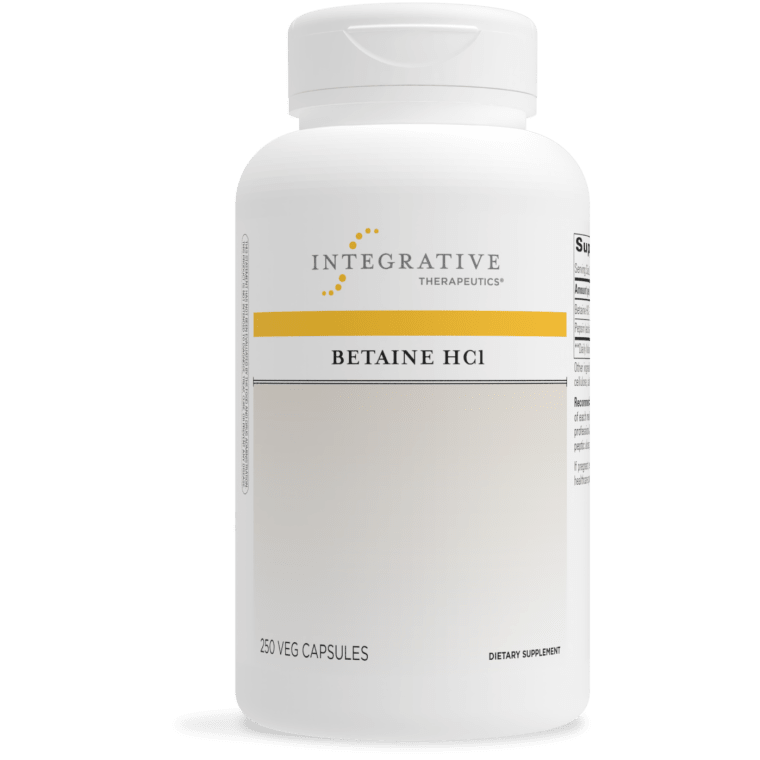 Betaine HCl 250 capsules Integrative Therapeutics - Premium  from Integrative Therapeutics - Just $42.00! Shop now at Nutrigeek