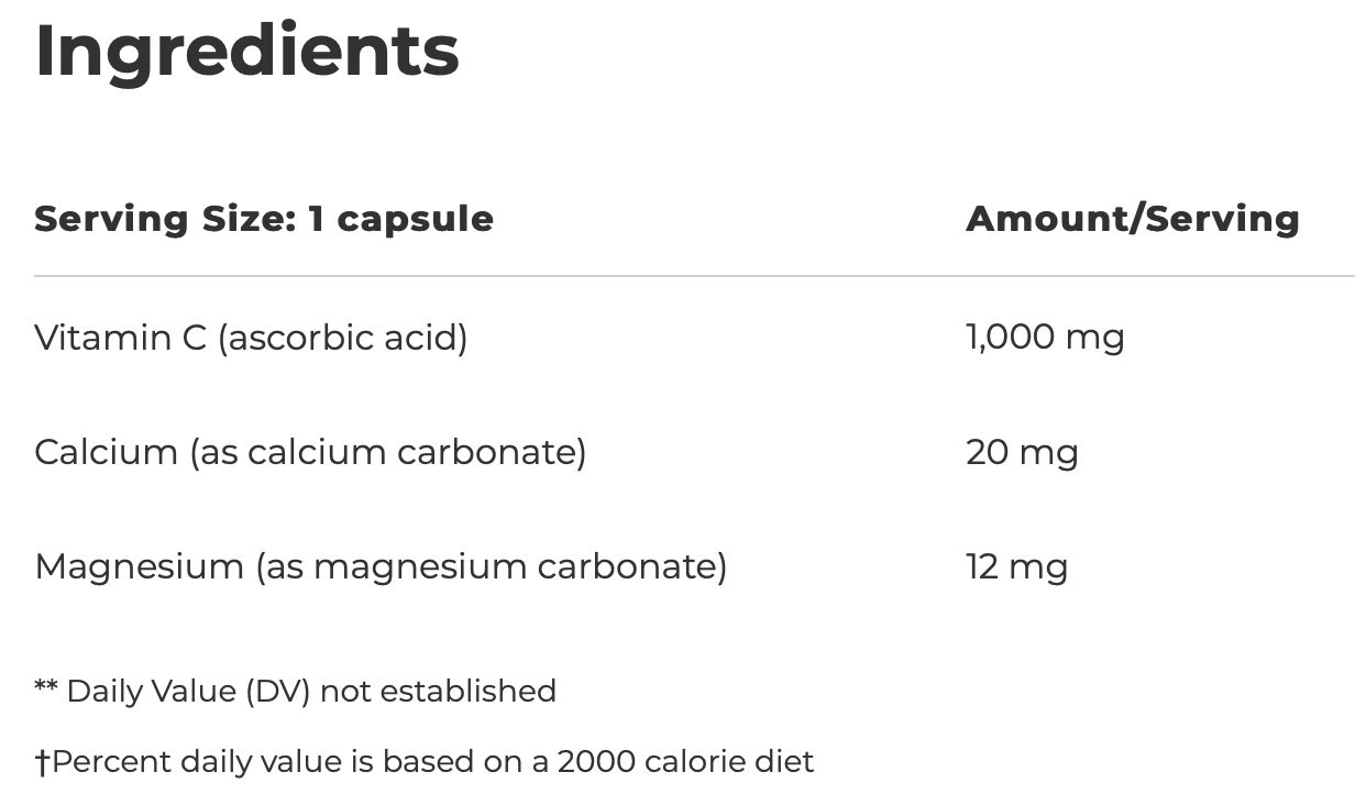Buffered Vitamin C 60 capsules Integrative Therapeutics - Premium Vitamins & Supplements from Integrative Therapeutics - Just $15.99! Shop now at Nutrigeek