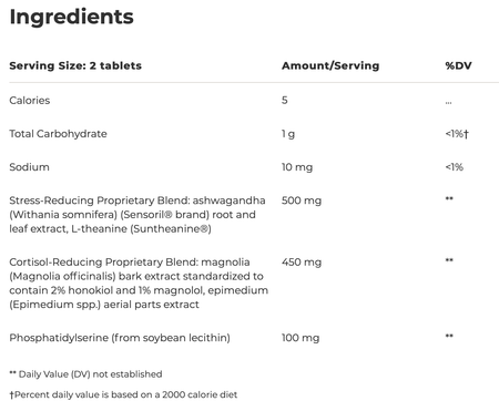 Cortisol Manager 30 tablets Integrative Therapeutics - Premium  from Integrative Therapeutics - Just $25.00! Shop now at Nutrigeek