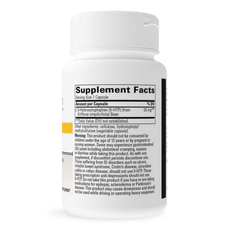 5-HTP 50 mg 60 veg capsules Integrative Therapeutics - Premium  from Integrative Therapeutics - Just $22.00! Shop now at Nutrigeek
