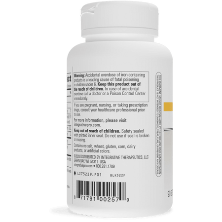 Iron Complex 90 softgels Integrative Therapeutics - Premium  from Integrative Therapeutics - Just $24.00! Shop now at Nutrigeek