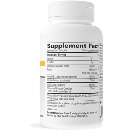 Iron Complex 90 softgels Integrative Therapeutics - Premium  from Integrative Therapeutics - Just $24.00! Shop now at Nutrigeek