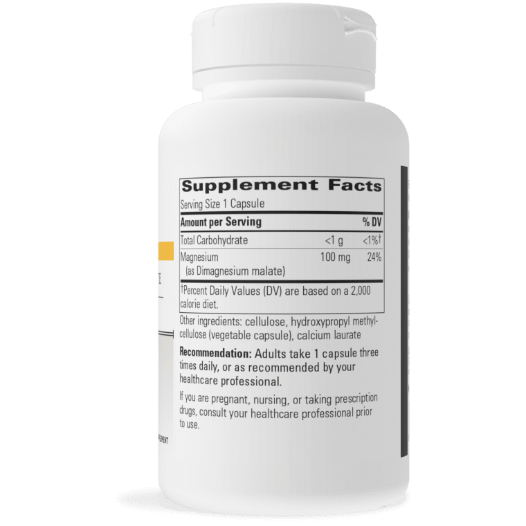 Magnesium Malate 100 mg 90 capsules Integrative Therapeutics - Premium  from Integrative Therapeutics - Just $20.00! Shop now at Nutrigeek