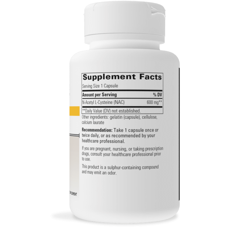 NAC 600 mg 60 capsules Integrative Therapeutics - Premium  from Integrative Therapeutics - Just $19.00! Shop now at Nutrigeek