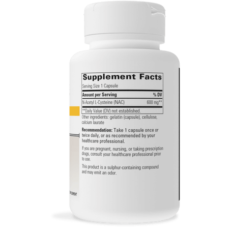 NAC 600 mg 60 capsules Integrative Therapeutics - Premium  from Integrative Therapeutics - Just $19.00! Shop now at Nutrigeek