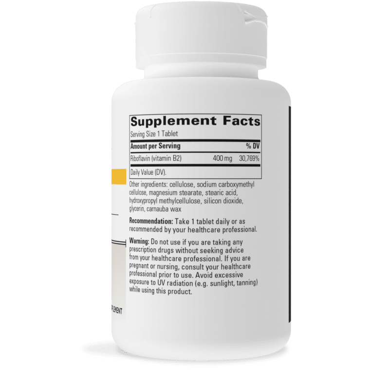 Riboflavin (Vitamin B-2) 200 mg 30 tablets Integrative Therapeutics - Premium  from Integrative Therapeutics - Just $13.00! Shop now at Nutrigeek