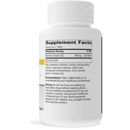 Riboflavin (Vitamin B-2) 200 mg 30 tablets Integrative Therapeutics - Premium  from Integrative Therapeutics - Just $13.00! Shop now at Nutrigeek