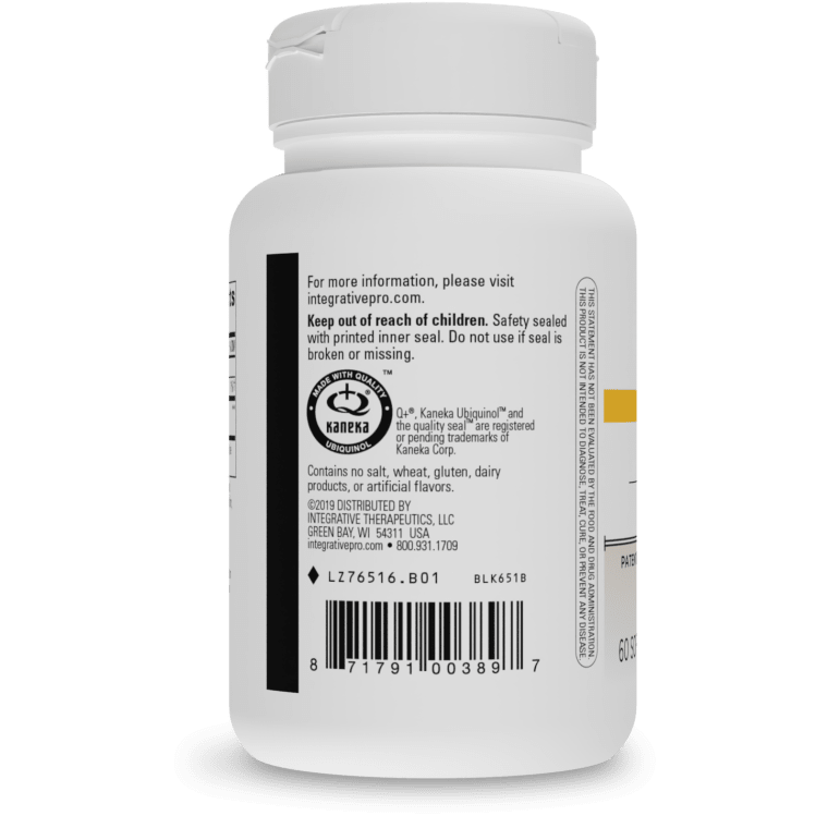 UBQH 100 mg 60 capsules  Integrative Therapeutics - Premium  from Integrative Therapeutics - Just $64.00! Shop now at Nutrigeek