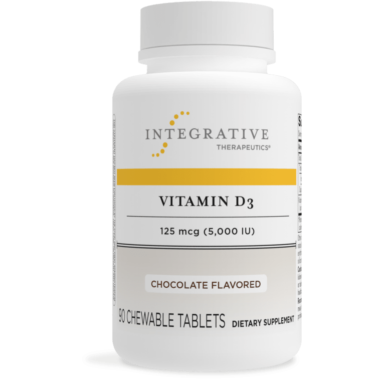 Vitamin D3 5000 IU 90 chewable Integrative Therapeutics - Premium Vitamins & Supplements from Integrative Therapeutics - Just $23.99! Shop now at Nutrigeek
