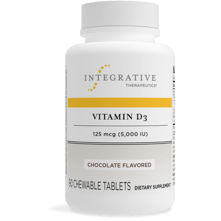 Vitamin D3 5000 IU 90 chewable Integrative Therapeutics - Premium Vitamins & Supplements from Integrative Therapeutics - Just $23.99! Shop now at Nutrigeek