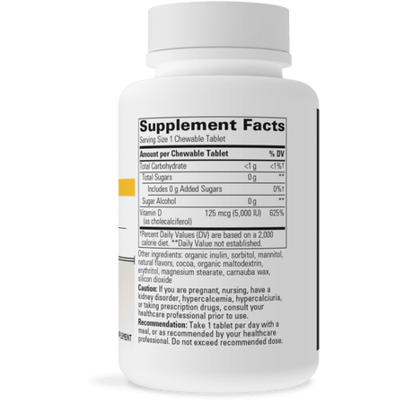Vitamin D3 5000 IU 90 chewable Integrative Therapeutics - Premium Vitamins & Supplements from Integrative Therapeutics - Just $23.99! Shop now at Nutrigeek