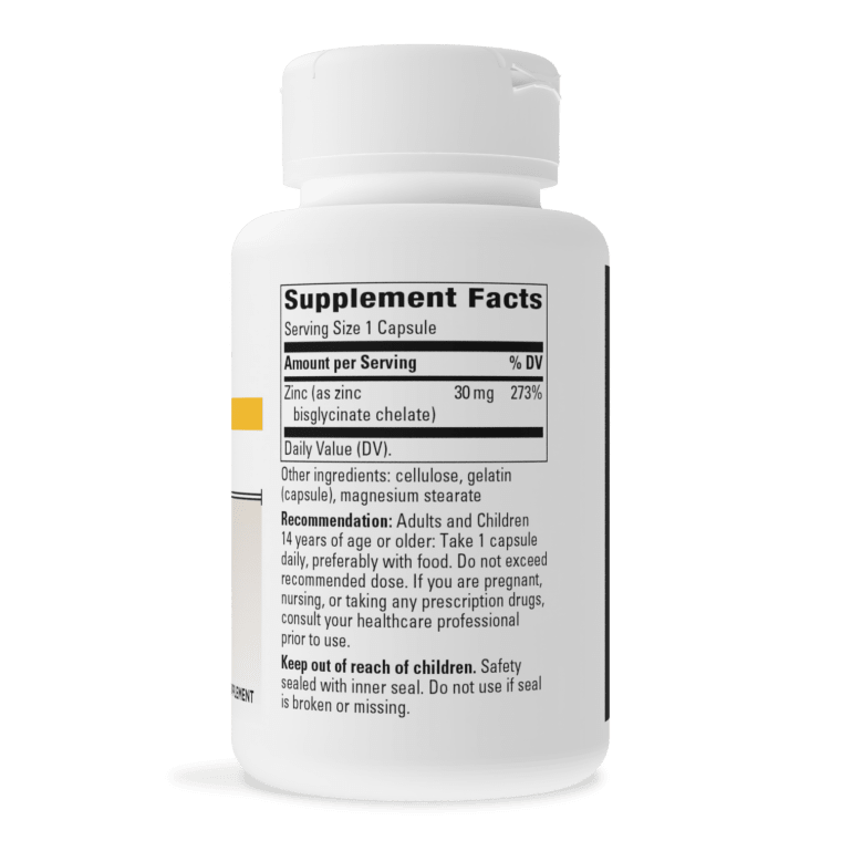 Zinc Chelate 30 mg  100 capsules  Integrative Therapeutics - Premium  from Integrative Therapeutics - Just $9.00! Shop now at Nutrigeek