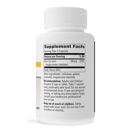 Zinc Chelate 30 mg  100 capsules  Integrative Therapeutics - Premium  from Integrative Therapeutics - Just $9.00! Shop now at Nutrigeek