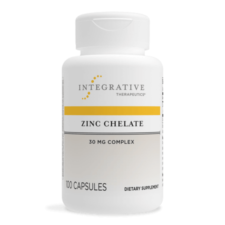 Zinc Chelate 30 mg  100 capsules  Integrative Therapeutics - Premium  from Integrative Therapeutics - Just $9.00! Shop now at Nutrigeek