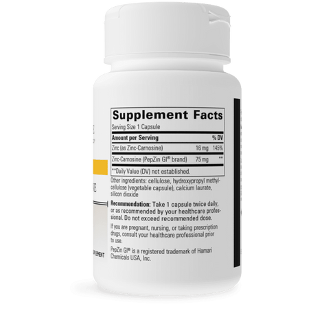 Zinc-Carnosine 60 capsules Integrative Therapeutics - Premium Vitamins & Supplements from Integrative Therapeutics - Just $37.99! Shop now at Nutrigeek