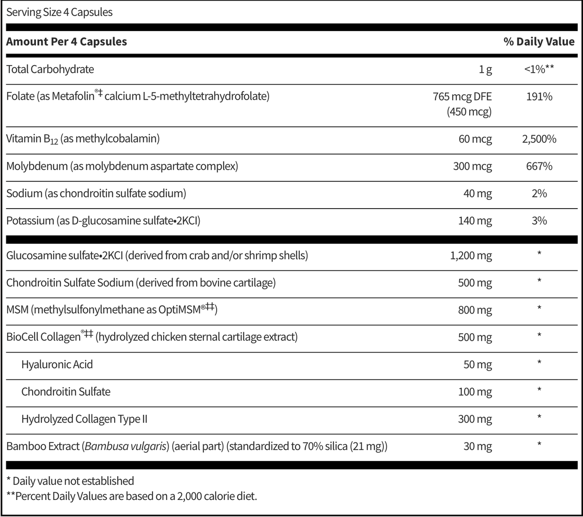 Joint Support Formula 120 capsules Klaire Labs - Premium Vitamins & Supplements from Klair Labs - Just $47.99! Shop now at Nutrigeek