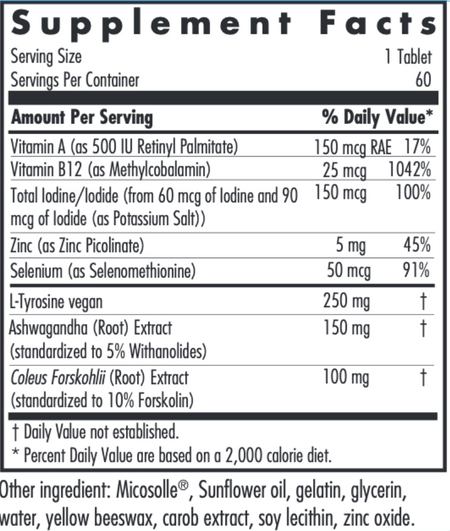 Thyroid Nutrition With Iodoral® 60 Tablets Allergy Research Group - Premium  from Allergy Research Group - Just $31.99! Shop now at Nutrigeek