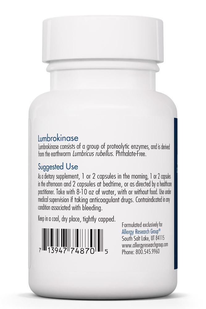 Lumbrokinase Allergy Research Group - Premium  from Allergy Research Group - Just $61.99! Shop now at Nutrigeek