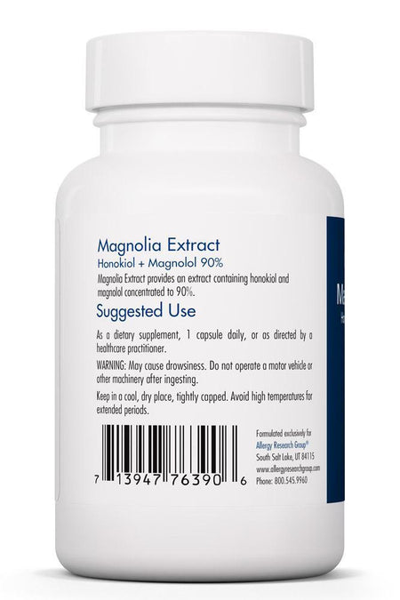 Magnolia Extract 120 capsules Allergy Research Group - Premium  from Allergy Research Group - Just $49.99! Shop now at Nutrigeek