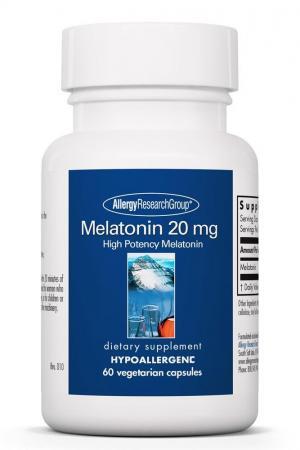 Melatonin 20 мg 60 capsules  Allergy Research Group - Premium  from Allergy Research Group - Just $42.99! Shop now at Nutrigeek