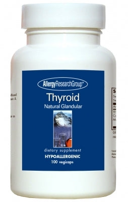 Thyroid Natural Glandular 40 mg 100 Vegicaps Allergy Research Group - Premium  from Allergy Research Group - Just $34.99! Shop now at Nutrigeek