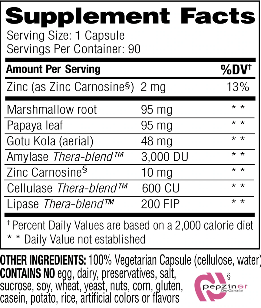 Acid Calm™ 90 сapsules Enzyme Science - Premium Vitamins & Supplements from Enzyme Science - Just $28.99! Shop now at Nutrigeek