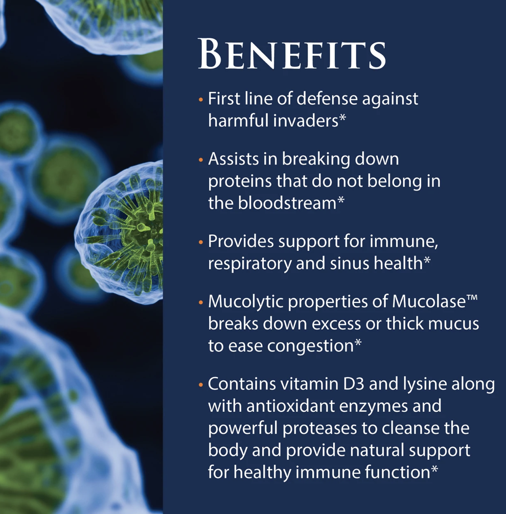 Enzyme Defense™ Pro 60 capsules Enzyme Science - Premium Vitamins & Supplements from Enzyme Science - Just $47.99! Shop now at Nutrigeek