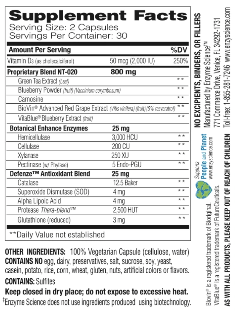 Stem XCell™ Pro 60 capsules Enzyme Science - Premium Vitamins & Supplements from Enzyme Science - Just $45.99! Shop now at Nutrigeek