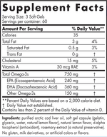Arctic Cod Liver Oil 180 Softgels Nordic Naturals - Nutrigeek