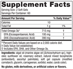 Algae Omega 120 Softgels Nordic Naturals - Nutrigeek