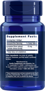 Mega Lycopene 15 mg 90 softgels Life Extension - Nutrigeek
