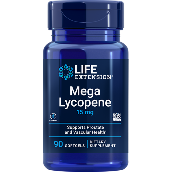 Mega Lycopene 15 mg 90 softgels Life Extension - Nutrigeek