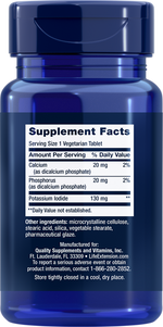 Potassium Iodide 130 mg 14 tablets Life Extension - Nutrigeek