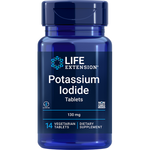 Potassium Iodide 130 mg 14 tablets Life Extension - Nutrigeek