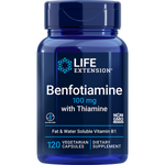 Benfotiamine 100 mg with Thiamine 120 capsules Life Extension - Nutrigeek