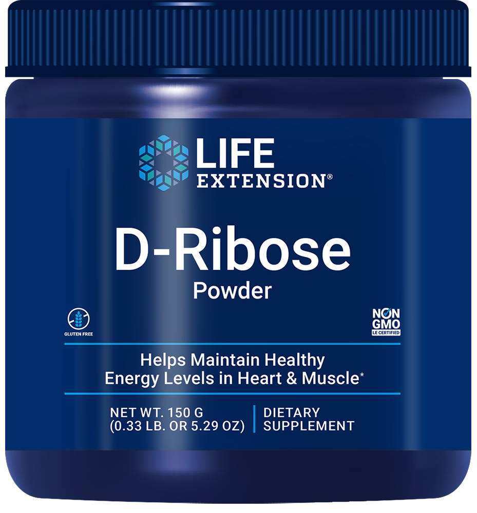 D-Ribose Powder 150 grams Life Extension - Nutrigeek