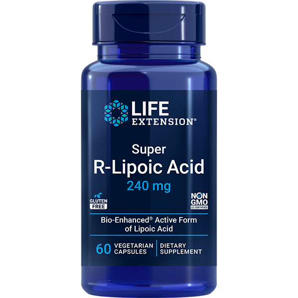 Super R-Lipoic Acid 240 mg 60 capsules Life Extension - Nutrigeek